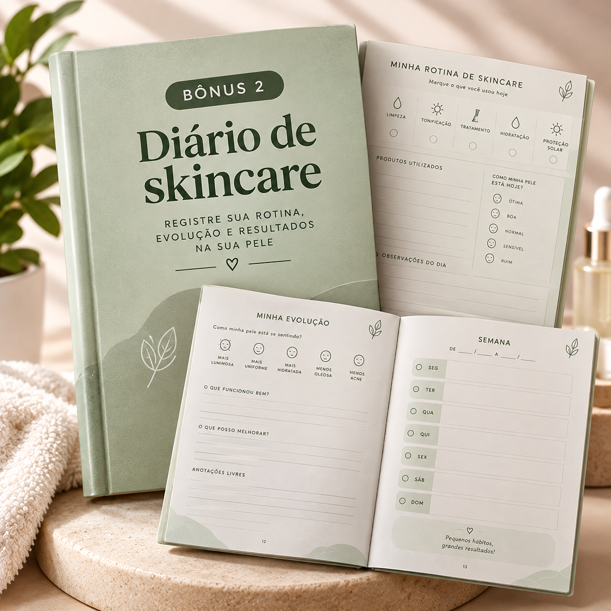 Diário de Skincare Pessoal